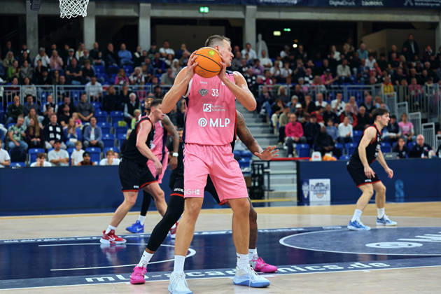 Ryan Muszynski, MLP Academics Heidelberg, 33 GER BBL MLP Academics Heidelberg SBB Baskets Wolmirstedt Basketball Barmer 2 Basketball Bundesliga ProA Matchday 4, 2026–2027 Season, October 10, 2026 GER MLP Academics Heidelberg SBB Baskets Wolmirstedt, Basketball Barmer 2 Basketball Bundesliga ProA Matchday 4, 2026–2027 Season, October 10, 2026, Heidelberg Copyright: xEibner-Pressefoto JoergxHirschx EP_JHH