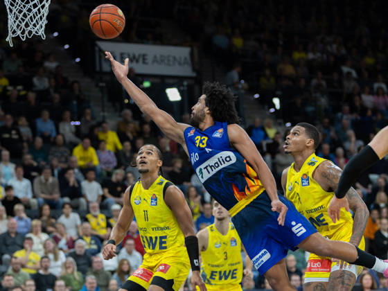 Gibson Trenton EWE Baskets Oldenburg vs. Phoenix Hagen, Basketball, BBL, October 10, 2026, Oldenburg Copyright: xEibner-Pressefotox EP_EER