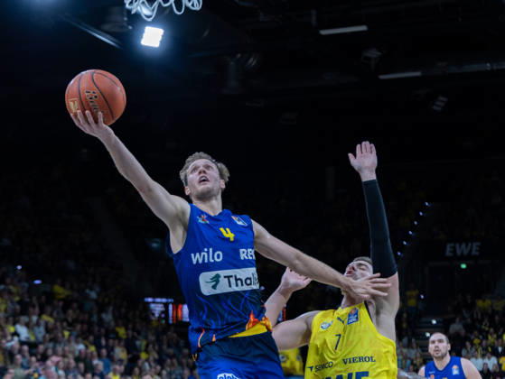 Phoenix Hagen, Bjarne Kraushaar, EWE Baskets Oldenburg vs. Phoenix Hagen, Basketball, BBL, October 10, 2026, Oldenburg Copyright: xEibner-Pressefotox EP_EER
