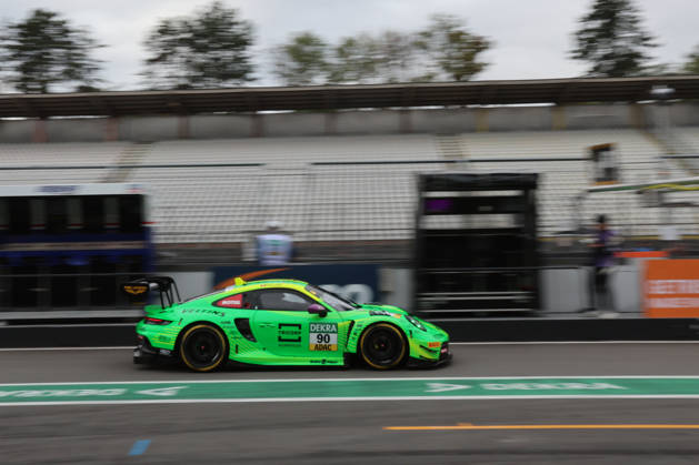 Hockenheim, Germany, October 9–11, 2026; DTM 2026 Season Finale at the Hockenheimring; Sunday, Qualifying 2; Pictured: Ricardo Feller (SUI 90) in the pit lane at the Hockenheimring, Baden-Württemberg Copyright: xFotostandx xFWMEDIAx