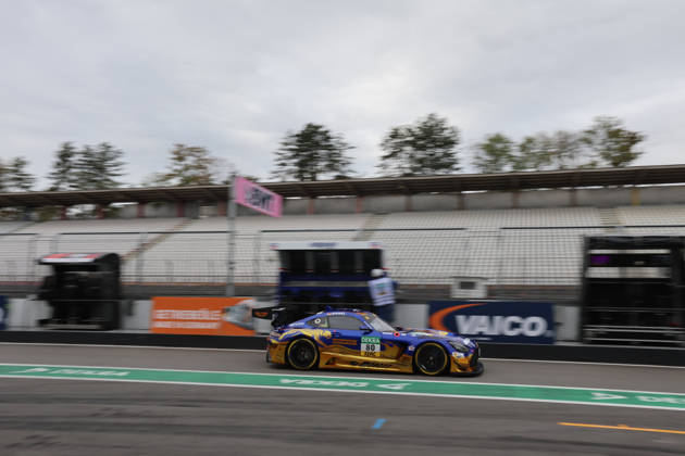 Hockenheim, Germany, October 9–11, 2026; DTM 2026 Season Finale at the Hockenheimring; Sunday, Qualifying 2; Pictured: Maro Engel (GER 80) in the pit lane at the Hockenheimring in Baden-Württemberg Copyright: xFotostandx xFWMEDIAx