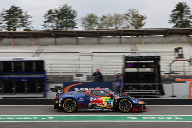 Hockenheim, Germany, October 9–11, 2026; DTM 2026 Season Finale at the Hockenheimring; Sunday, Qualifying 2; Pictured: Thierry Vermeulen (NED) 69 in the pit lane at the Hockenheimring, Baden-Württemberg Copyright: xFotostandx xFWMEDIAx