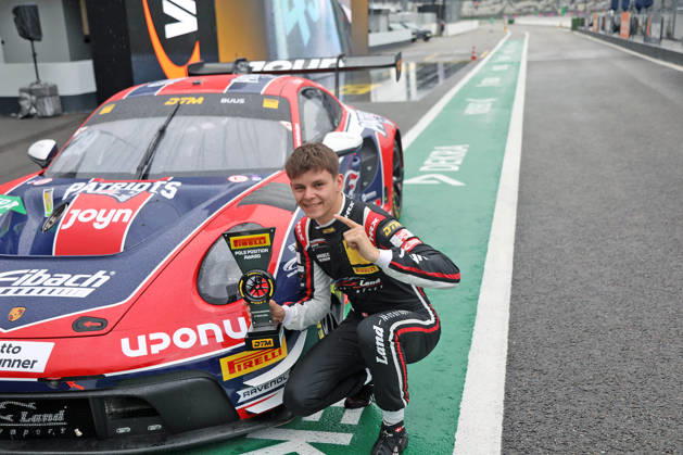 Hockenheim, Germany, October 9–11, 2026; DTM 2026 Season Finale at the Hockenheimring; Qualifying on Sunday; Pictured: Bastian Buus (DNK) takes pole position for the DTM final race in Hockenheim; Hockenheimring, Baden-Württemberg Copyright: xFotostandx xHorstxBernhardtx