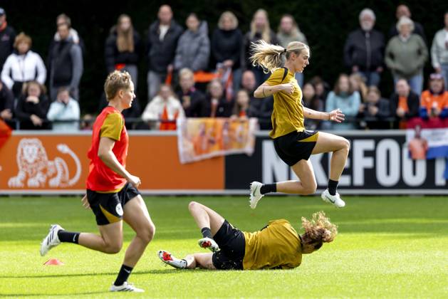Football, women, the Netherlands national team, training