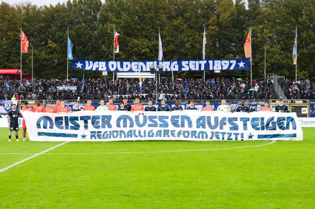 October 11, 2026, Soccer, Men s, Regionalliga Nord, Matchday 14, VfB Oldenburg vs. BSV Kickers Emden