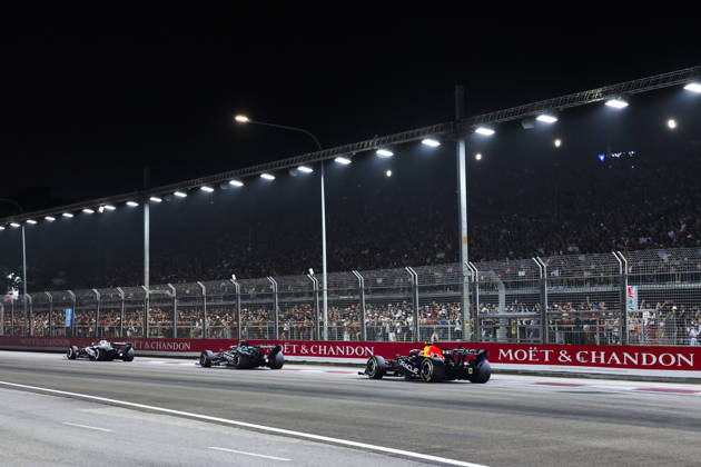 F1 - SINGAPORE GRAND PRIX 2026 06 HADJAR Isack (fra), Red Bull Racing Ford RB22, action during the 2026 Formula 1 Singapore Grand Prix, 17th round of the 2026 Formula One World Championship, WM, Weltmeisterschaft from October 9 to 11, 2026 on the Marina Bay Street Circuit, in Singapore, Singapore - SingaporeSingapore  Copyright: xDPPIx