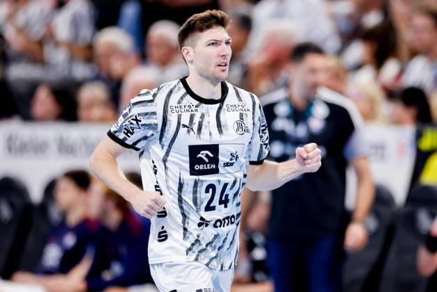 Kiel, October 11, 2026; Handball, 2026–27 Bundesliga 1, THW Kiel vs. Handball Club Hamburg; Lukas Zerbe, THW Kiel, 24