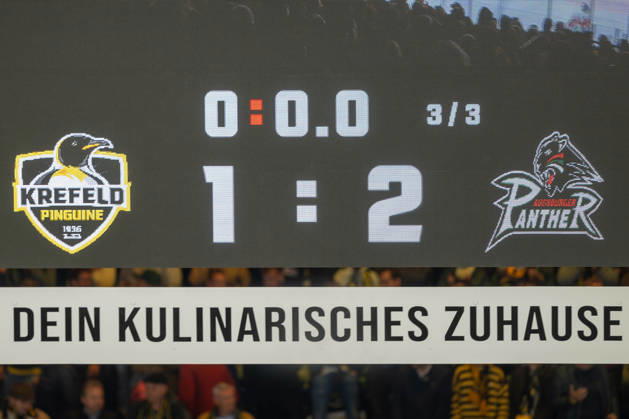 The Panthers win 2–1 in Krefeld Krefeld Pinguine vs. Augsburger Panther, Ice Hockey, Penny DEL, Matchday 8, 2026–2027 Season, October 11, 2026 Krefeld Pinguine vs. Augsburger Panther, Ice Hockey, Penny DEL, Matchday 8, 2026–2027 Season, October 11, 2026 Krefeld Copyright: xEibner-Pressefoto ThomasxHaeslerx EP_THR