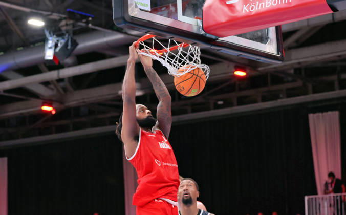 Kristopher Monroe RheinStars Cologne 02 GER, RheinStars Cologne vs. Eisbären Bremerhaven, Basketball, ProA, Matchday 4, 2026–2027 Season, October 11, 2026 GER, RheinStars Cologne vs. Eisbären Bremerhaven, Basketball, ProA, Matchday 4, 2026–2027 Season, October 11, 2026 RheinStars Cologne Copyright: xEibner-Pressefoto ThomasxStoeckerx EP_TSR