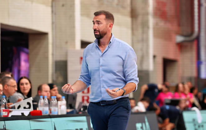 Zoran Kukic, RheinStars Cologne Coach (GER), RheinStars Cologne vs. Eisbären Bremerhaven, Basketball, ProA, Matchday 4, 2026–2027 Season, October 11, 2026 GER, RheinStars Cologne vs. Eisbären Bremerhaven, Basketball, ProA, Matchday 4, 2026–2027 Season, October 11, 2026 RheinStars Cologne Copyright: xEibner-Pressefoto ThomasxStoeckerx EP_TSR