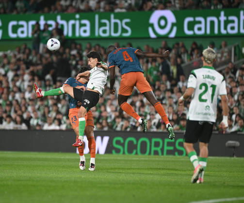 ESP LaLiga EA Sports: Racing Santander vs. Valencia CF during LaLiga EA Sports, a match between Racing Santander and Valencia CF played at Campos de Sport de El Sardinero Stadium in Cantabria on October 11, 2026, in Spain. Spanish Soccer Copyright: xAgenciaxLOFx