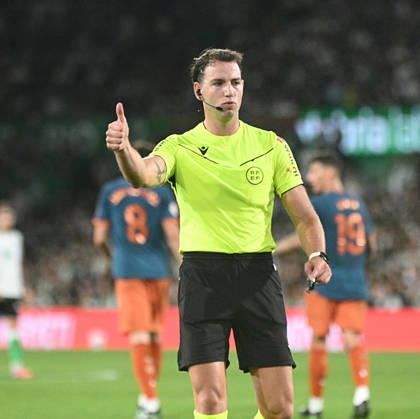 ESP LaLiga EA Sports: Racing Santander vs. Valencia CF — Luis Bestard Servera will referee the LaLiga EA Sports match between Racing Santander and Valencia CF, to be played at Campos de Sport de El Sardinero Stadium in Cantabria on October 11, 2026, in Spain. Spain Soccer Copyright: xAgenciaxLOFx