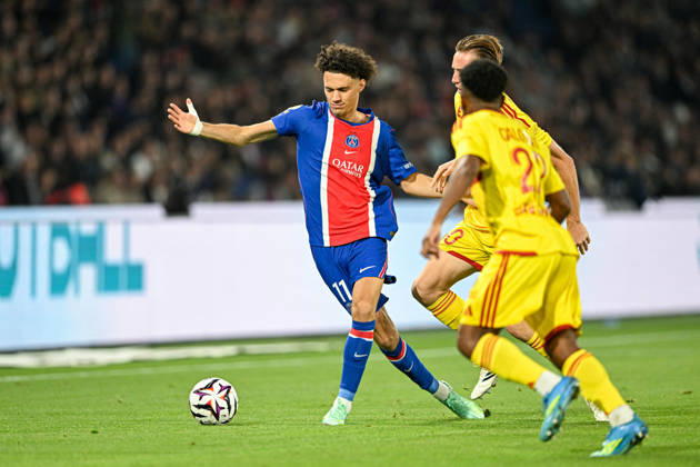 PSG v Le Mans - Paris Maghnes Akliouche during the French championship Ligue 1 football or soccer match between Paris Saint-Germain PSG and Le Mans FC on October 10, 2026 at Parc des Princes stadium in Paris, France. Photo by Victor Joly ABACAPRESS.COM Paris France  Copyright: xJolyxVictor ABACAx