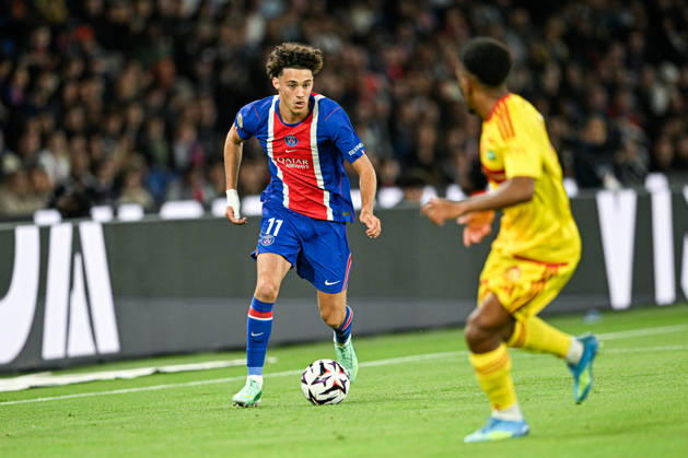 PSG v Le Mans - Paris Maghnes Akliouche during the French championship Ligue 1 football or soccer match between Paris Saint-Germain PSG and Le Mans FC on October 10, 2026 at Parc des Princes stadium in Paris, France. Photo by Victor Joly ABACAPRESS.COM Paris France  Copyright: xJolyxVictor ABACAx