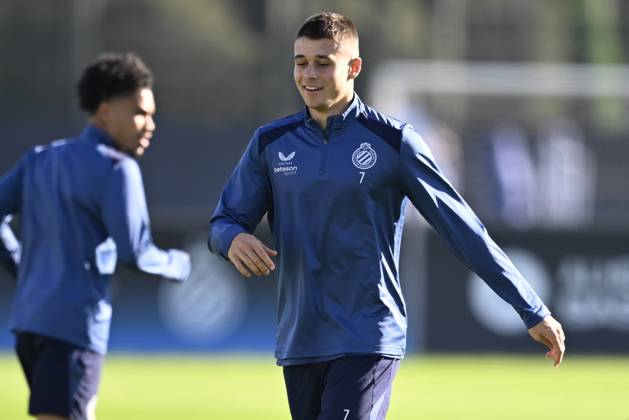 Inter Milan v Club Brugge - UEFA Champions League Media Activities 12 10 2026 WESTKAPELLE, BELGIUM - OCTOBER 12 : Tresoldi Nicolo forward of Club Brugge pictured during a training session ahead of the UEFA Champions League 2026 27 League Phase matchday 2 match between Inter Milan and Club Brugge on October 12, 2026 in Westkapelle, Belgium, 12 10 2026 Westkapelle Belgium Copyright: xTomasxSiskx