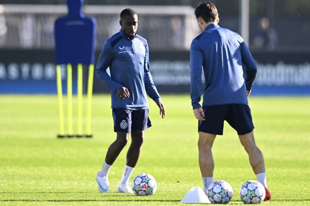 Inter Milan v Club Brugge - UEFA Champions League Media Activities 12 10 2026 WESTKAPELLE, BELGIUM - OCTOBER 12 : Forbs Carlos forward of Club Brugge pictured during a training session ahead of the UEFA Champions League 2026 27 League Phase matchday 2 match between Inter Milan and Club Brugge on October 12, 2026 in Westkapelle, Belgium, 12 10 2026 Westkapelle Belgium Copyright: xTomasxSiskx