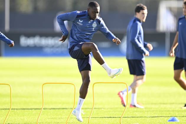 Inter Milan v Club Brugge - UEFA Champions League Media Activities 12 10 2026 WESTKAPELLE, BELGIUM - OCTOBER 12 : Forbs Carlos forward of Club Brugge pictured during a training session ahead of the UEFA Champions League 2026 27 League Phase matchday 2 match between Inter Milan and Club Brugge on October 12, 2026 in Westkapelle, Belgium, 12 10 2026 Westkapelle Belgium Copyright: xTomasxSiskx