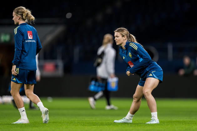 October 12, 2026: Beata Olsson of the Swedish women’s national soccer team during a training session on October 12, 2026 in Stockholm. Photo by Emma Wallskog, BILDBYRAN, code EW JZ0768. soccer, football, soccer, World Cup qualifiers, FIFA Women’s World Cup qualifiers, training, Sweden, women’s soccer, BBENG Copyright: EMMAxWALLSKOG BB261012EW008