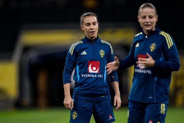 October 12, 2026: Julia Zigiotti Olme of the Swedish women’s national soccer team during a training session on October 12, 2026 in Stockholm. Photo by Emma Wallskog, BILDBYRAN, code EW JZ0768. soccer, football, soccer, World Cup qualifiers, FIFA Women’s World Cup qualifiers, training, Sweden, women’s soccer, BBENG Copyright: EMMAxWALLSKOG BB261012EW025
