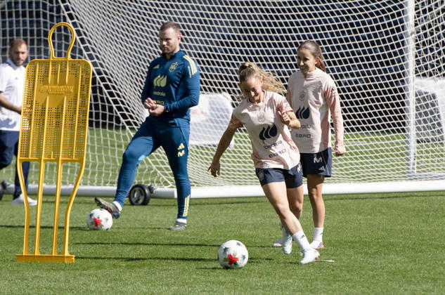 Football, women, USA national team, training