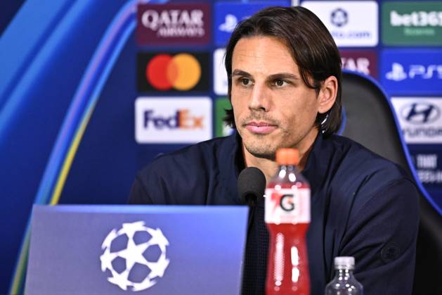 Inter Milan v Club Brugge - UEFA Champions League Media Activities 12 10 2026 MILAN, ITALY - OCTOBER 12 : Sommer Yann goalkeeper of Club Brugge speaking with the media during a pre-match press conference, PK, Pressekonferenz ahead of the UEFA Champions League 2026 27 League Phase matchday 2 match between Inter Milan and Club Brugge on October 12, 2026 in Milan, Italy, 12 10 2026 Milan Italy Copyright: xTomasxSiskx