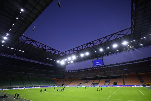 Inter Milan v Club Brugge - UEFA Champions League Media Activities 12 10 2026 MILAN, ITALY - OCTOBER 12 : Illustrative picture showing the San Siro Stadium with the players of Club Brugge ahead of the UEFA Champions League 2026 27 League Phase matchday 2 match between Inter Milan and Club Brugge on October 12, 2026 in Milan, Italy, 12 10 2026 Milan Italy  Copyright: xTomasxSiskx