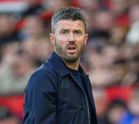 10 October 2026 - Manchester United, ManU v Tottenham Hotspur - Premier League League - Old Trafford - Manchester. Manchester United v Tottenham Hotspur - Premier League League - Old Trafford - Manchester. Manchester United Manager Michael Carrick. Picture : Mark Pain MANCHESTER England Copyright: xMarkxPainx