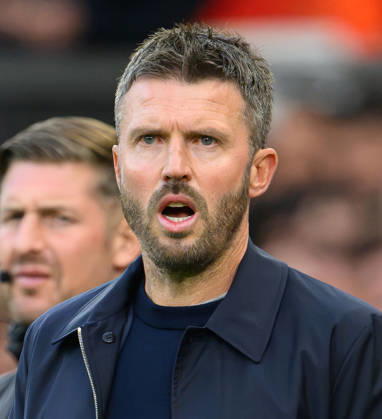 10 October 2026 - Manchester United, ManU v Tottenham Hotspur - Premier League League - Old Trafford - Manchester. Manchester United v Tottenham Hotspur - Premier League League - Old Trafford - Manchester. Manchester United Manager Michael Carrick. Picture : Mark Pain MANCHESTER England Copyright: xMarkxPainx