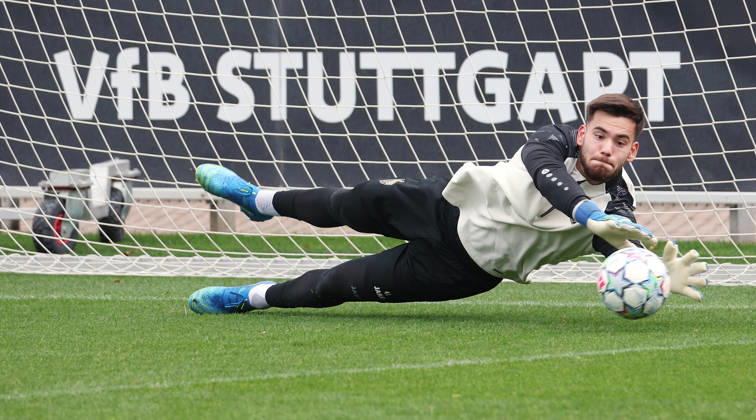 October 13, 2026, Germany, Stuttgart, VfB Stuttgart Soccer Practice, Dennis Seimen