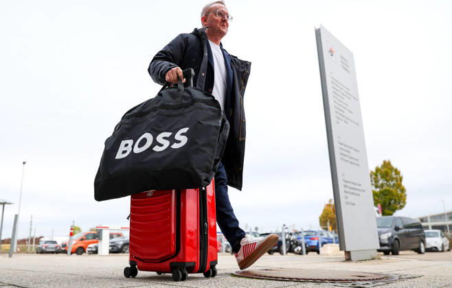 October 13, 2026, Stuttgart, Soccer, UEFA Champions League, 2026–2027 season, VfB Stuttgart flies to Bratislava, departure, Alexander Wehrle