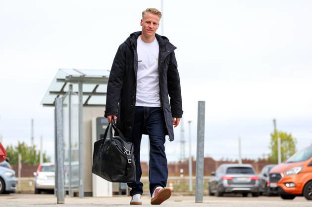 October 13, 2026, Stuttgart, Soccer, UEFA Champions League, 2026–2027 season, VfB Stuttgart flies to Bratislava, departure, Chris Führich