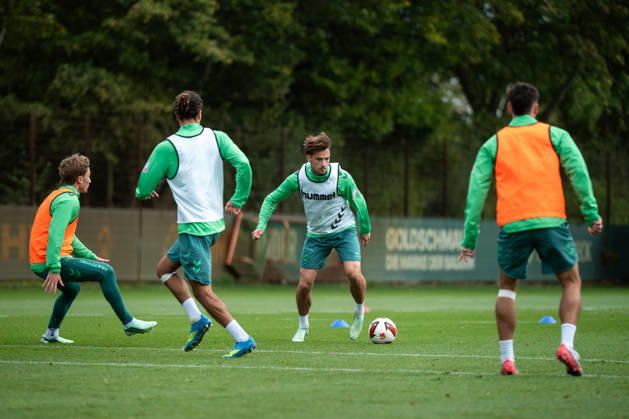 October 13, 2026, GER, Soccer, Men s, Bundesliga 1, 2026–2027 Season, Practice, SV Werder Bremen, Olivier Deman, Werder Bremen, 02 on the Ball, Bremen Training Facility, Weserstadion, Bremen, Germany Copyright: xNordphoto Memmlerx