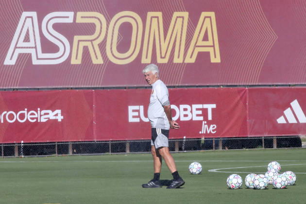 SOCCER - UEFA Champions League - AS Roma - press conference, PK, Pressekonferenz Photo by IPA ABACAPRESS.COM89637371 - October 13, 2026 Champions League: Gasperini and Malen Press Conference Training Sessions In the photo: Gasperini (Photo by Gino Mancini) Roma Italy  Copyright: xIPAxSport ABACAx