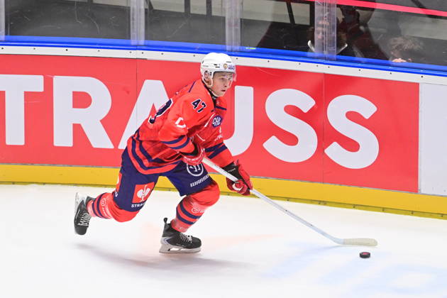 Ice hockey, Eishockey Champions League match: HC Dynamo Pardubice vs Vaxjo Lakers Hockey Club in Pardubice, Czech Republic, October 13, 2026. Martin Svec of Pardubice. (CTKxPhoto JosefxVostarek) CTKPhotoP2026101306644  CTKPhotoP2026101306644