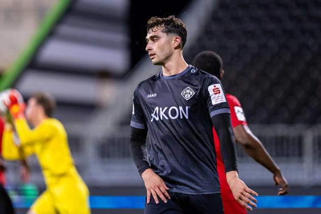 Thomas Kastanaras, FC Würzburger Kickers, 19, reacts GER, TSV Havelse vs. FC Würzburger Kickers, Soccer, 3rd Division, Matchday 9, 2026–2027 season, October 13, 2026 DFL regulations prohibit the use of photographs as image sequences and or quasi-video GER, TSV Havelse vs. FC Wuerzburger Kickers, soccer, 3. Liga, Matchday 9, 2026–2027 season, October 13, 2026, Hanover Copyright: xEibner-Pressefoto JanxRollingerx EP_JSK
