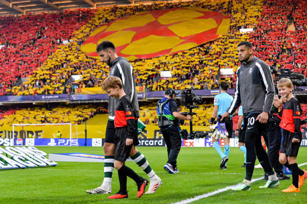 FOOTBALL : RC Lens vs Sporting Club Portugal - Ligue des Champions - Phase de Ligue - Journée 2 - 13 10 2026 Goncalo Inacio (Sporting Club Portugal) LensFrance Copyright: xBaptistexAutissierx