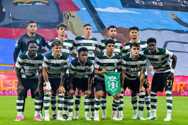 FOOTBALL : RC Lens vs Sporting Club Portugal - Ligue des Champions - Phase de Ligue - Journée 2 - 13 10 2026 Photo d’equipe du Sporting CP LensFrance Copyright: xBaptistexAutissierx