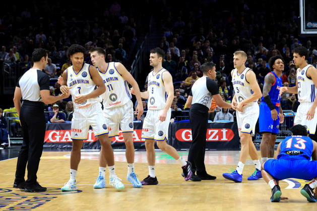October 13, 2026, Germany, GER, DEU, Basketball, Champions League (BCL), 1 day, 2026–2027 season, Berlin, ALBA Berlin vs. Igokea ALBA, Spielerkreis nordphoto GmbH, Engler, Berlin, Uber Arena, Berlin, Germany Copyright: xNordphotox xEnglerx