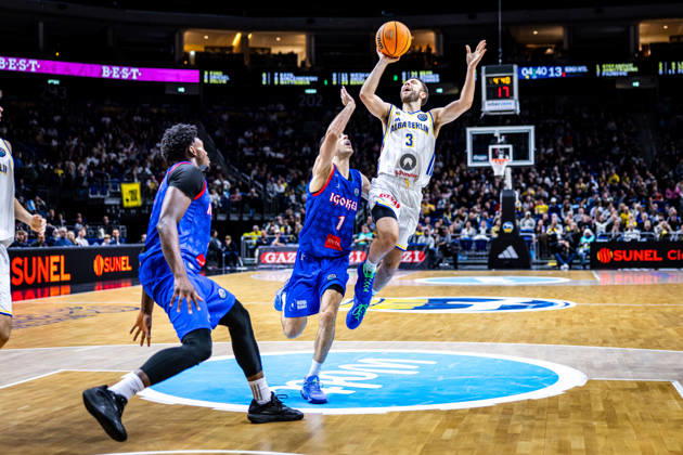 Basketball Berlin, October 13, 2026; 2026–2027 Season; FIBA BCL Regular Season, Group G; Basketball Champions League; Alba Berlin vs. Igokea M. Tel. Aleksandrovac; Jordan Ford (Alba Berlin, No. 03); Lazar Stefanovic (Igokea, No. 01)
