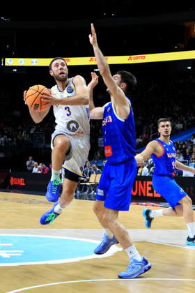 October 13, 2026, Germany, GER, DEU, Basketball, Champions League (BCL), Day 1, 2026–2027 Season, Berlin, ALBA Berlin vs. Igokea JORDAN FORD ALBA Berlin 3, Lazar Stefanovic Igokea 1 nordphoto GmbH Engler Berlin Uber Arena Berlin Germany Copyright: xNordphotox xEnglerx