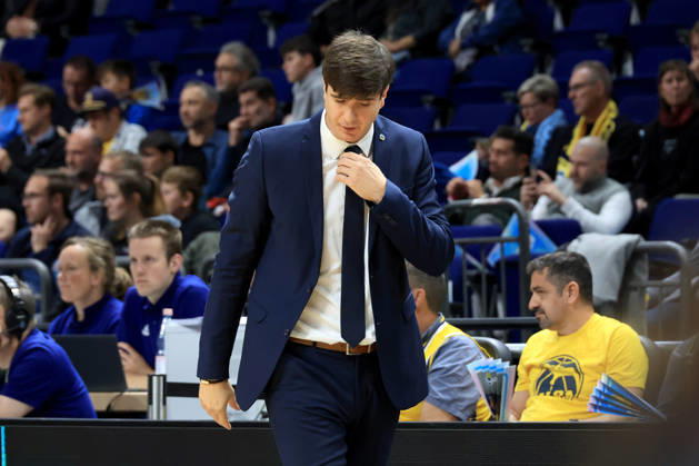 October 13, 2026, Germany, GER, DEU, Basketball, Champions League (BCL), Day 1, 2026–2027 Season, Berlin, ALBA Berlin vs. Igokea Head Coach Pedro Calles ALBA Berlin nordphoto GmbH Engler Berlin Uber Arena Berlin Germany Copyright: xNordphotox xEnglerx