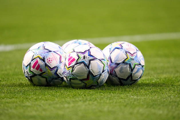 ESP: Atletico de Madrid v Manchester United, ManU FC. UEFA Champions League. Matchday 2. UEFA Champions League official balls during the UEFA Champions League match between Atletico de Madrid and Manchester United FC played at Riyadh Metropolitano Stadium on 13 Oct 2026 in Barcelona, Spain. kpng Copyright: xCesarxCebollax xPRESSINPHOTOx PS_2627_ATM_MANU_028