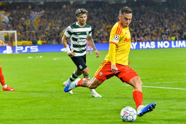 FOOTBALL : RC Lens vs Sporting Club Portugal - Ligue des Champions - Phase de Ligue - Journée 2 - 13 10 2026 Ruben Aguilar (RC Lens) LensFrance Copyright: xBaptistexAutissierx