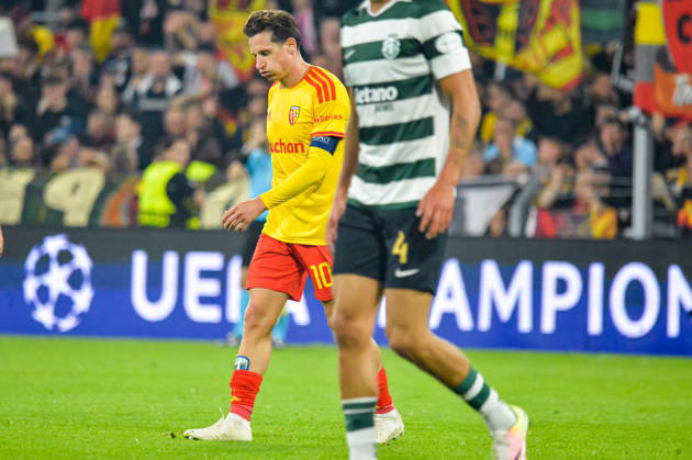 FOOTBALL : RC Lens vs Sporting Club Portugal - Ligue des Champions - Phase de Ligue - Journée 2 - 13 10 2026 Florian Thauvin (RC Lens) LensFrance Copyright: xBaptistexAutissierx