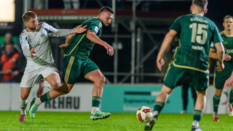 October 13, 2026 Soccer Season 2026–2027 Bavarian Regional League Matchday 14 SC Eltersdorf vs. SV Wacker Burghausen JoTe xjoxtex Alexander Gordok 7, SV Wacker Burghausen Yannik Jassmann 9, SC Eltersdorf