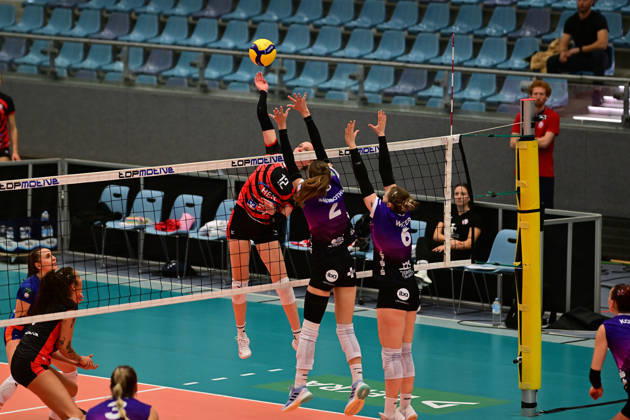 Volleyball, Women, VBL, ETV Hamburg v Schwarz-Weiß Erfurt