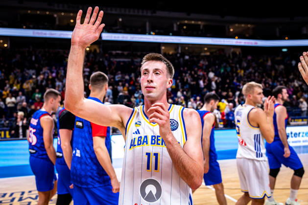 Basketball Berlin, October 13, 2026; 2026–2027 Season; FIBA BCL Regular Season, Group G; Basketball Champions League; Alba Berlin; Igokea M. Tel. Aleksandrovac; Joe Wieskamp; Alba Berlin, No. 11