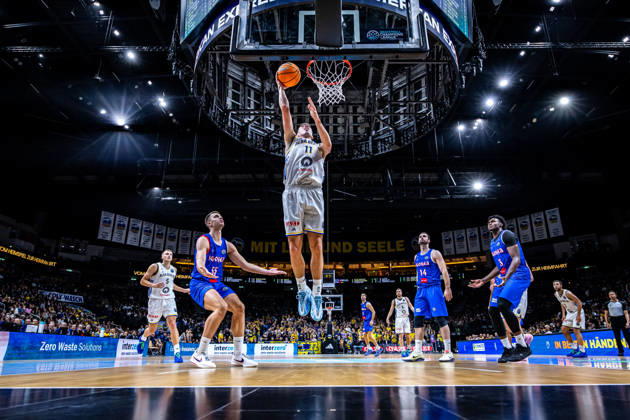 Basketball Berlin, October 13, 2026; 2026–2027 Season; FIBA BCL Regular Season, Group G; Basketball Champions League; Alba Berlin vs. Igokea M. Tel. Aleksandrovac; Joe Wieskamp; Alba Berlin, No. 11