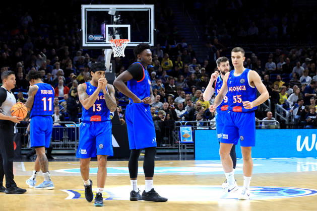 October 13, 2026, Germany, GER, DEU, Basketball, Champions League (BCL), 1 day, 2026–2027 season, Berlin, ALBA Berlin vs. Igokea Igokea, Spielerkreis nordphoto GmbH, Engler, Berlin, Uber Arena, Berlin, Germany Copyright: xNordphotox xEnglerx