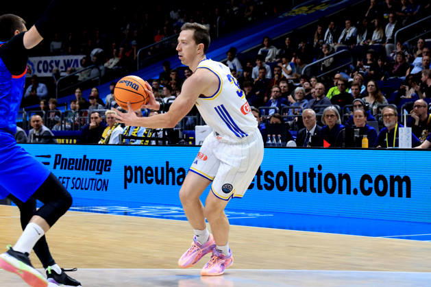 October 13, 2026, Germany, GER, DEU, Basketball, Champions League (BCL), Day 1, 2026–2027 Season, Berlin, ALBA Berlin vs. Igokea, Justin Bean, ALBA Berlin 34, nordphoto GmbH, Engler, Berlin, Uber Arena, Berlin, Germany Copyright: xNordphotox xEnglerx